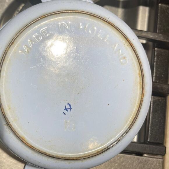 Vintage DRU cast iron dutch oven blue #18 - Picture 10 of 12